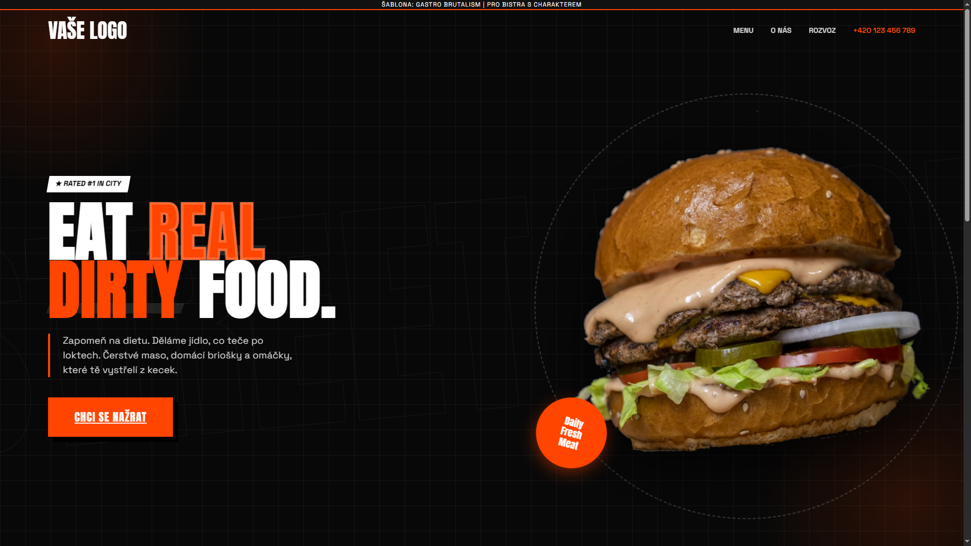 Layout pro Street Food